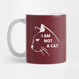 I'm Here Live I'm Not A Cat Meme Mug